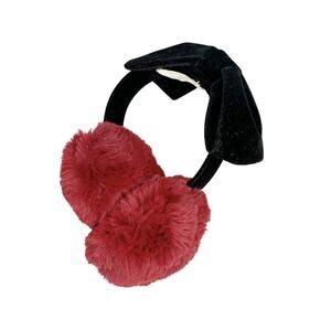 kate spade Red and Black Kids Earmuffs